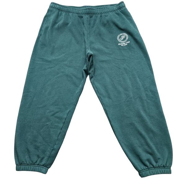 Victoria's Secret Pink Gameday Club Green Sweatpants Size XL - Picture 1 of 4